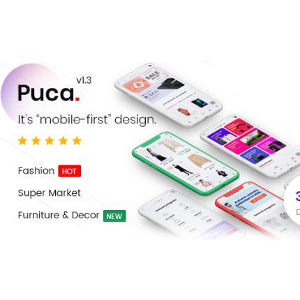 Puca – Optimized Mobile WooCommerce Theme