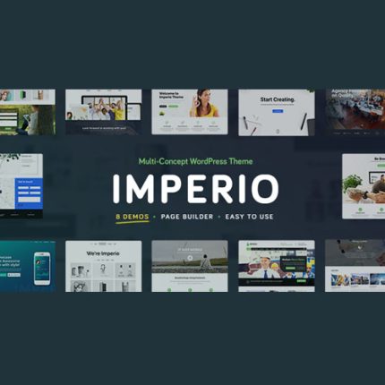 Imperio – Business, E-Commerce, Portfolio & Photography WordPress Theme