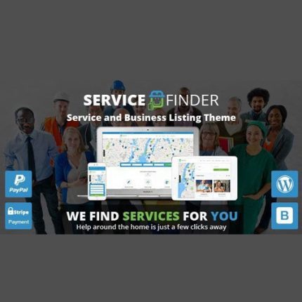 Service Finder – Provider and Business Listing WordPress Theme